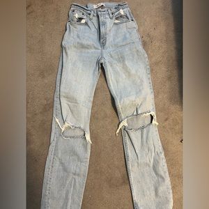 Curve love ultra high rise 90s straight jean